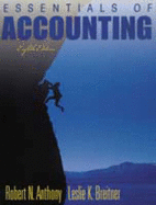 Essentials of Accounting - Addison Wesley, and Anthony, Robert Newton