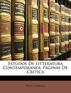 Estudos de Litteratura Contemporanea: Paginas de Critica