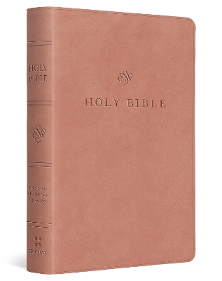 ESV Large Print Compact Bible (Trutone, Blush Rose) - 