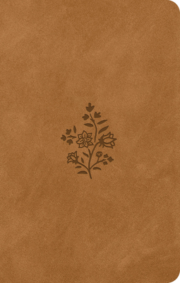 ESV Premium Gift Bible (Trutone, Nubuck Caramel, Wildflower Design) - 