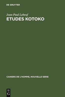 Etudes Kotoko - Lebeuf, Jean-Paul