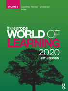 Europa World of Learning 2020 volume 2