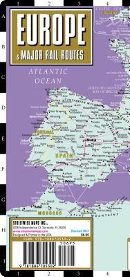 Europe: Major Rail Routes - Streetwise Maps (Manufactured by)