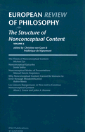 European Review of Philosophy, 6: The Structure of Nonconceptual Content Volume 6