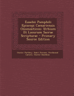 Eusebii Pamphili Episcopi Caesariensis Onomasticon: Urbium Et Locorum Sacrae Scripturae