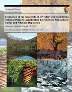 Evaluation of the Sensitivity of Inventory and Monitoring National Parks to Acidification Effects from Atmospheric Sulfur and Nitrogen Deposition: Sonoran Desert Network (SODN)