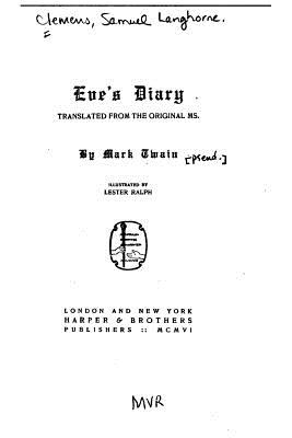 Eve's Diary - Twain, Mark