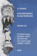 Eviction Notice in San Francisco: Version 2. For-Fault Evictions 37.9(a)(1)(A)-(a)(7) and first four Non-Fault Evictions (a)(8)(i)-(a)(10)
