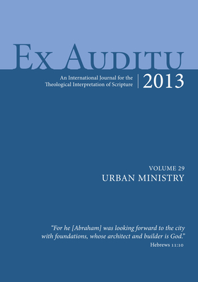 Ex Auditu - Volume 29 - Snodgrass, Klyne (Editor)