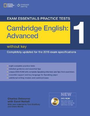 Exam Essentials Practice Tests: Cambridge English Advanced 1 with DVD-ROM - Yeates, Eunice, and Bradbury, Tom