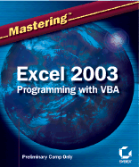 Excel 2003 Programming with VBA - Hansen, Steven M, MBA