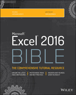 Excel 2016 Bible - Walkenbach, John