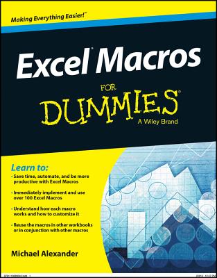 Excel Macros for Dummies - Alexander, Michael