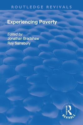 Experiencing Poverty - Bradshaw, Jonathan, and Sainsbury, Roy
