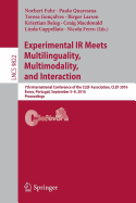 Experimental IR Meets Multilinguality, Multimodality, and Interaction: 7th International Conference of the Clef Association, Clef 2016, Evora, Portugal, September 5-8, 2016, Proceedings