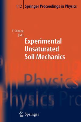 Experimental Unsaturated Soil Mechanics - Schanz, Tom (Editor)