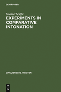 Experiments in Comparative Intonation: A Case-Study of English and German