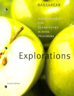Explorations: Mathematics for Elementary School Teachers - Bassarear, Tom
