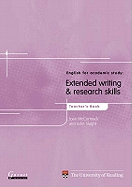 Extended Writing & Research Skills. Teacher's Book