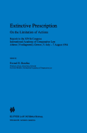 Extinctive Perscription/ On The Limitations Of Actions