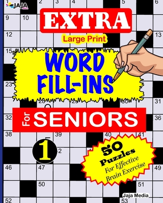 EXTRA Large Print WORD FILL-INS FOR SENIORS: Vol. 1 - Lubandi, J S, and Jaja Media