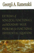 Extrema of Non-Local Functionals and Boundary Value Problems for Functional Differential Equations