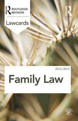 Family Lawcards 2012-2013 - Routledge