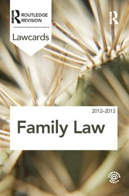 Family Lawcards 2012-2013 - Routledge