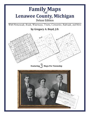 Family Maps of Lenawee County, Michigan - Boyd J D, Gregory a