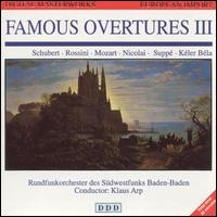 Famous Overtures, Vol. 3 - Sdwestdeutsches Kammerorchester; Klaus Arp (conductor)