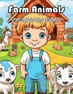Farm Animals Coloring Book for Kids: Calming and Adorable Designs for Adults