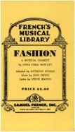Fashion: A Musical Comedy - Pippin, Donald, and Ritchie, Anna Cora Ogden Mow, and Stimac, Anthony