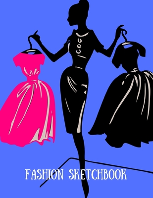 Fashion Sketckbook: Fashion Designer Notebook Witt Prompts To Create Your Own Designs - Cute Mannequin - Leckey Notebooks