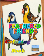 Feathered Friends Coloring Book: Birds