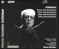 Feldman: Piano and Orchestra; Flute and Orchestra; Oboe and Orchestra; Cello and Orchestra - Armin Aussem (oboe); Roger Woodward (piano); Roswitha Staege (flute); Siegfried Palm (cello);...
