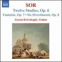 Fernando Sor: Twelve Studies; Fantasie; Six Divertimenti - Goran Krivokapic (guitar)