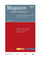 ?ffentlichkeit und Markt: Wozu ein ffentliches Bildungswesen?: Magazin erwachsenenbildung.at Nr. 32/2017