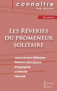 Fiche de lecture Les R?veries du promeneur solitaire de Jean-Jacques Rousseau (analyse litt?raire de r?f?rence et r?sum? complet)