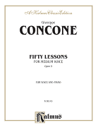 Fifty Lessons, Op. 9: Medium Voice