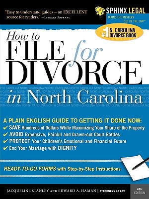 File for Divorce in North Carolina - Stanley, Jacqueline D, and Haman, Edward A, Atty.