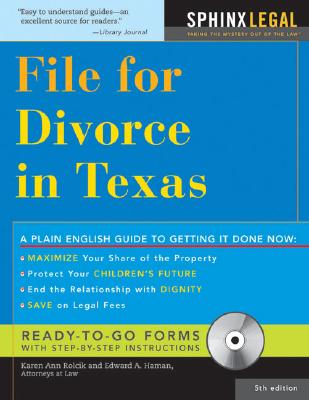 File for Divorce in Texas - Rolcik, Karen Ann, and Haman, Edward A, Atty.