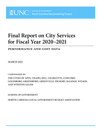 Final Report on City Services for Fiscal Year 2020-2021: Performance and Cost Data