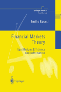 Financial Markets Theory: Equilibrium, Efficiency and Information