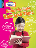 Finding the Right Research Topic