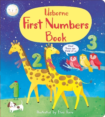First Numbers Book - Cartwright, Mary, and Oldham, Matthew, and Ferro, Elisa (Illustrator)