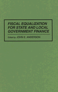 Fiscal Equalization for State and Local Government Finance