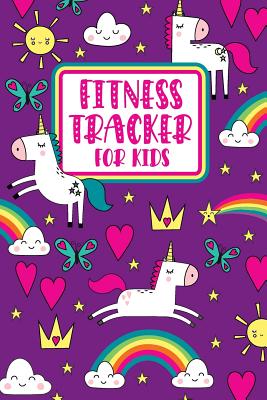Fitness Tracker for Kids: Unicorn Food Journal and Activity Log for Developing Healthy Habits and Confidence at School, Summer Camp, or Home - Printable Remedy
