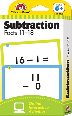 Flashcards: Subtraction Facts 11-18 - Evan-Moor Educational Publishers (Creator)