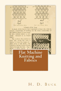 Flat Machine Knitting and Fabrics