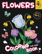 Flower Coloring Book for Kids: Discover Playful Flowers in Easy, Cute Designs - Perfect for Boys and Girls